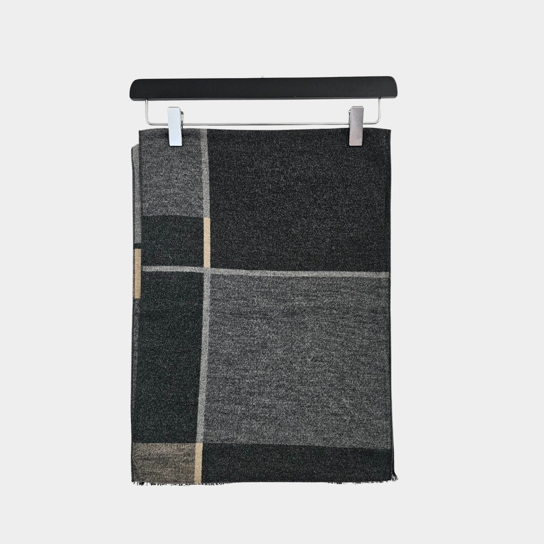 Chequered Grey - Stylish and Versatile Accessory - THEGENTSEDIT