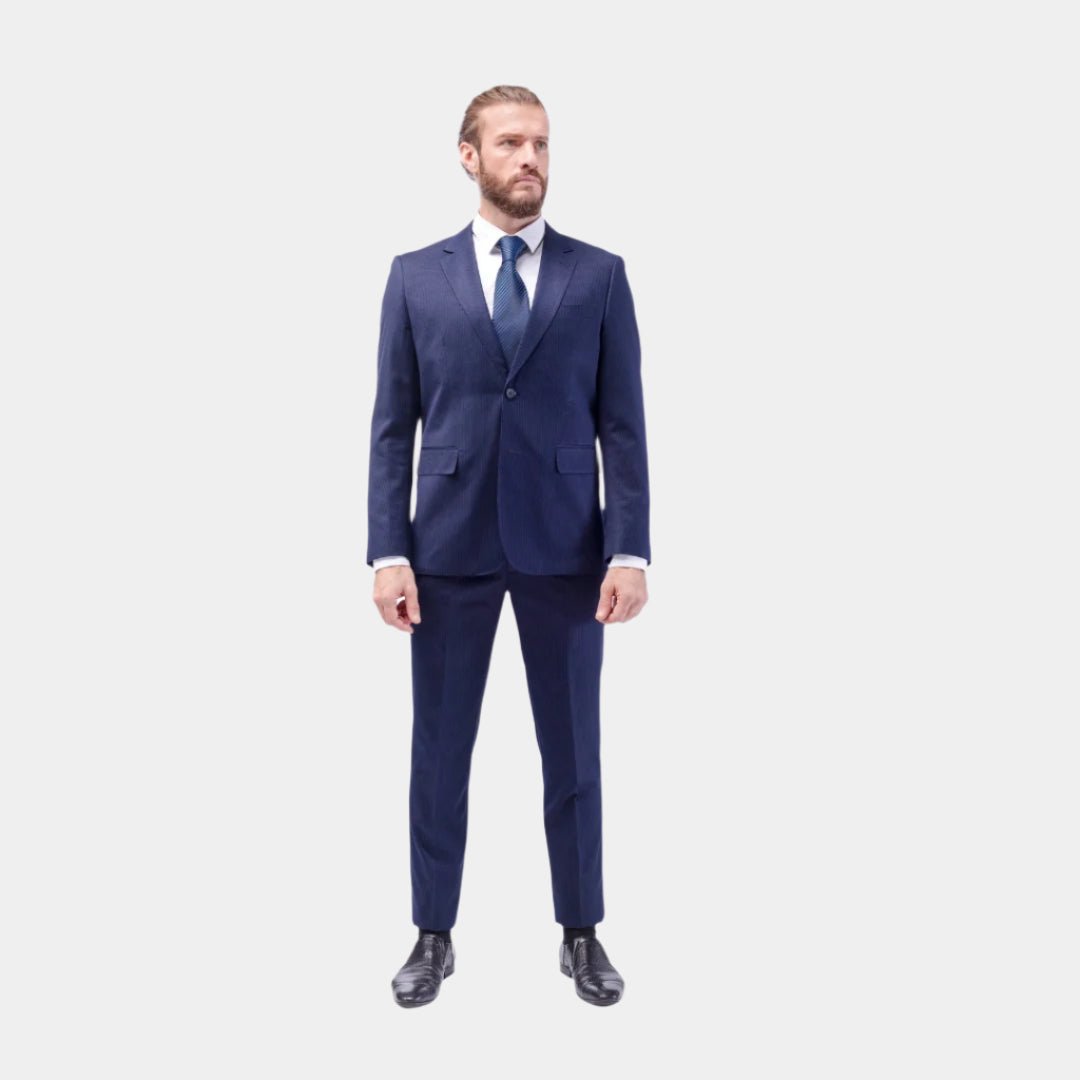 Formal Navy Blue Suit - THEGENTSEDIT