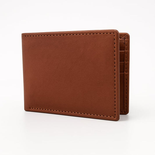 Leather Flat Wallet - THEGENTSEDIT