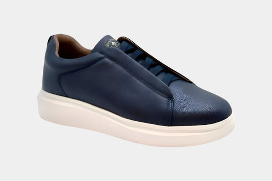 Leather Slip Sneaker - THEGENTSEDIT