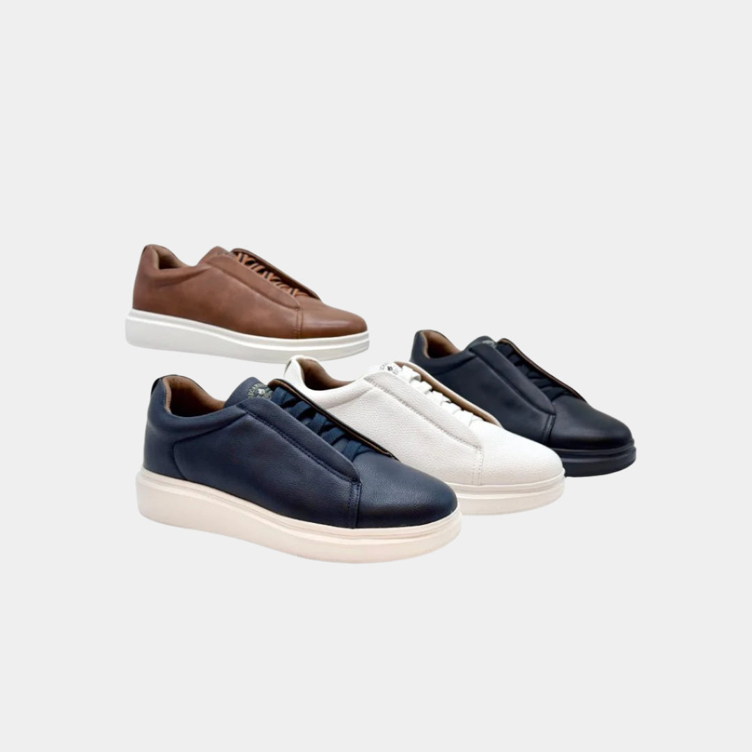Leather Slip Sneaker - THEGENTSEDIT