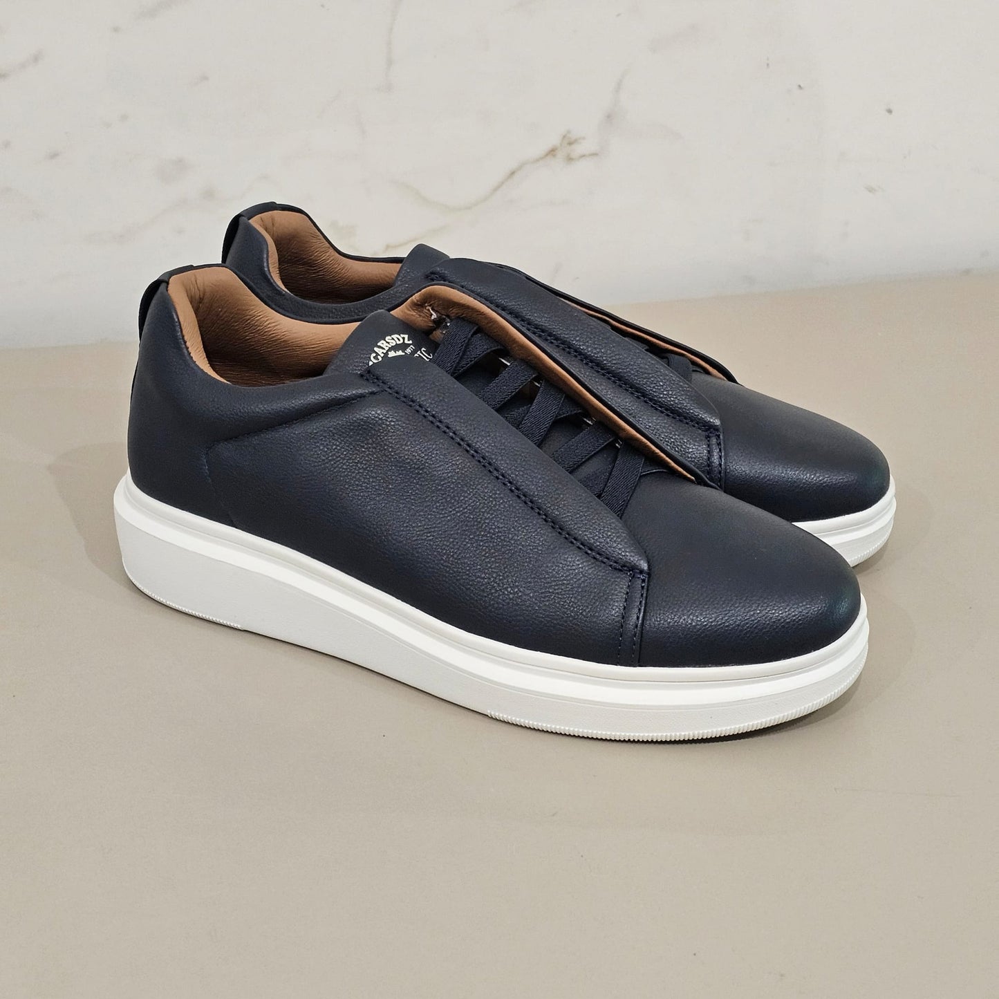 Leather Slip Sneaker - THEGENTSEDIT