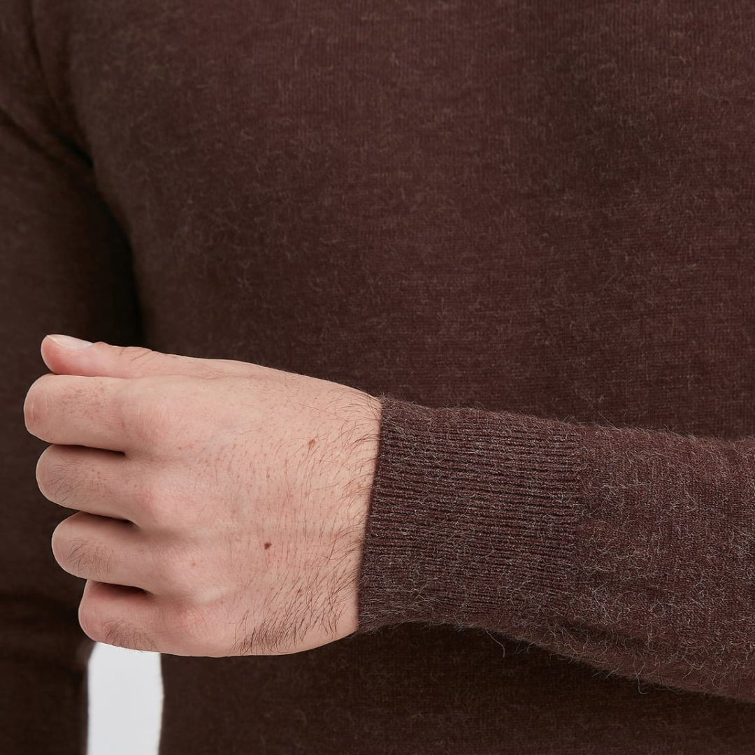 Luxury Crew Neck Sweater - Cashmere Touch - THEGENTSEDIT