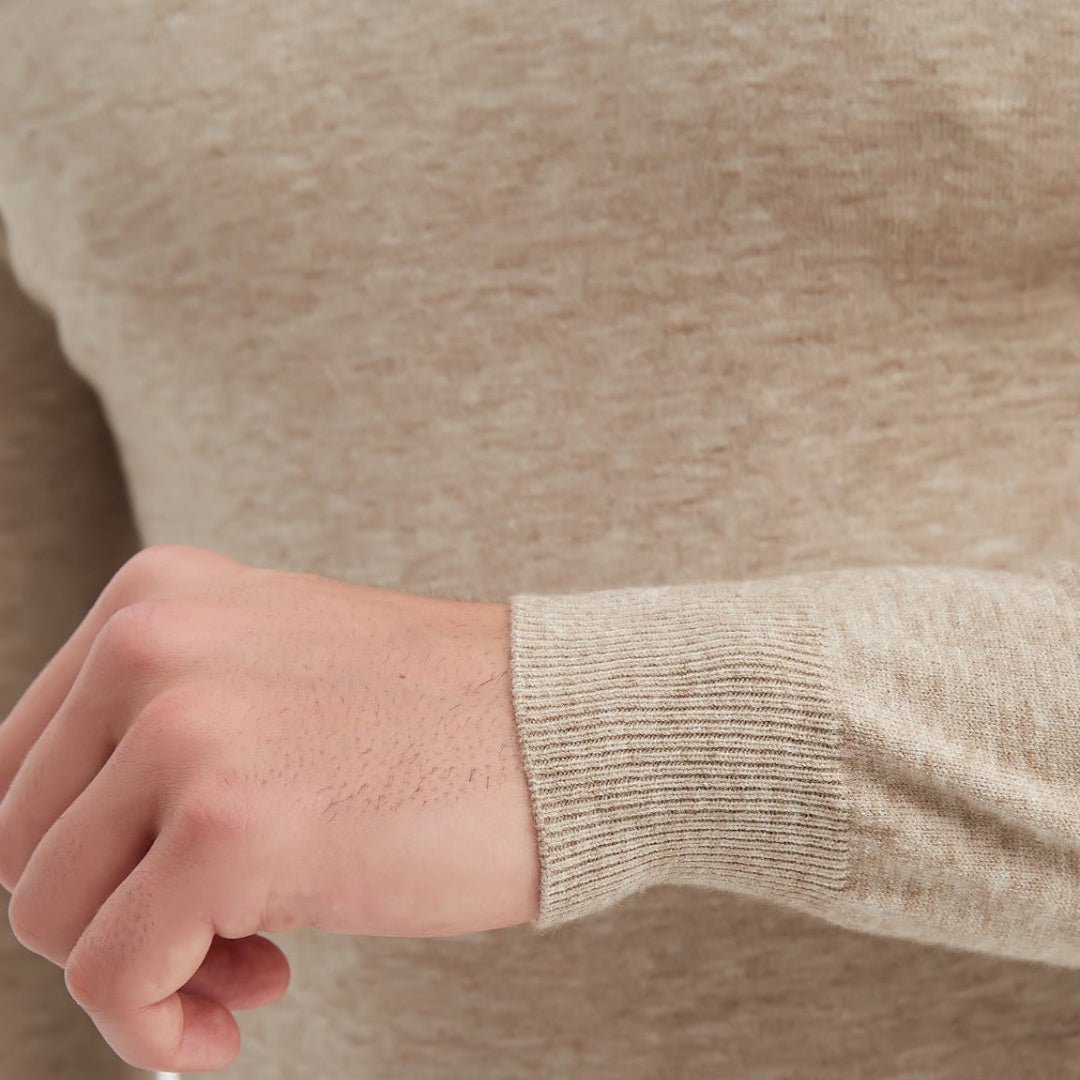 Luxury Crew Neck Sweater - Cashmere Touch - THEGENTSEDIT