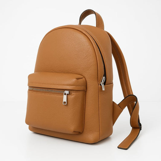Real Leather Backpack - THEGENTSEDIT