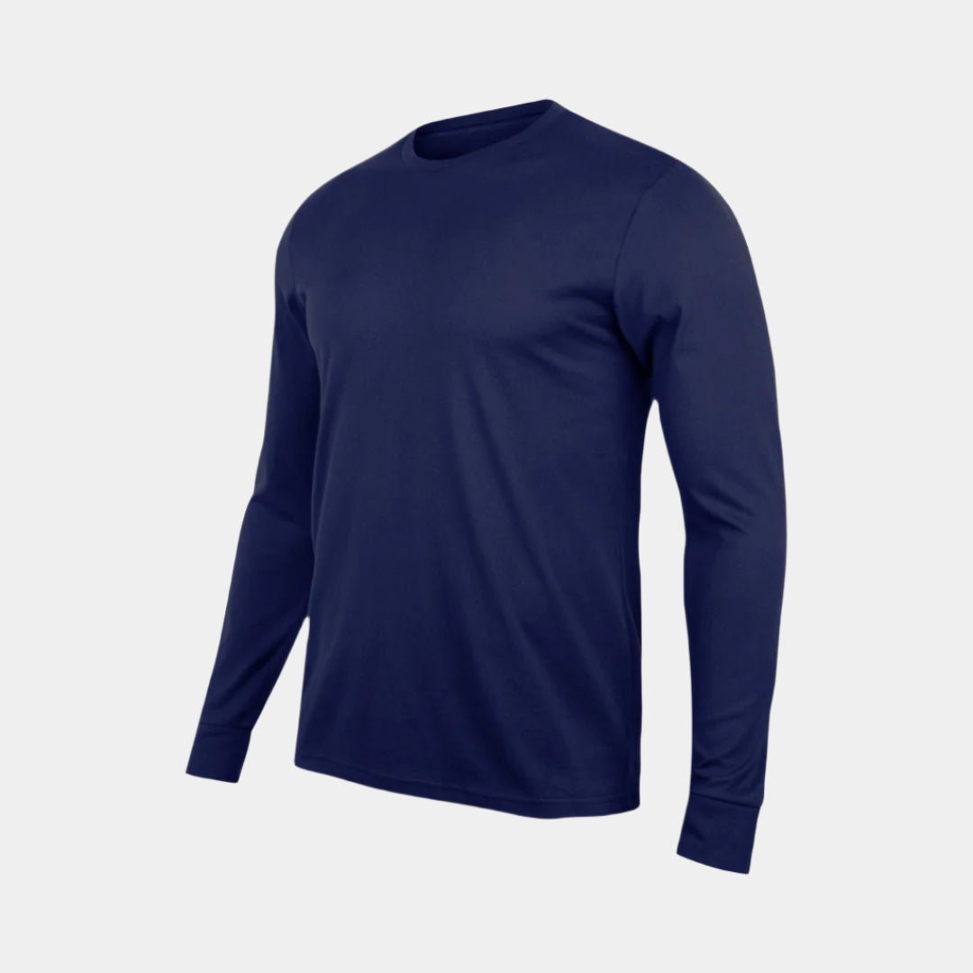 Basic Long Sleeve Cotton T-Shirt - THEGENTSEDIT