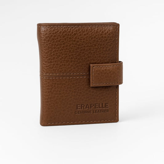 Brown Leather Wallet w/Strap - THEGENTSEDIT