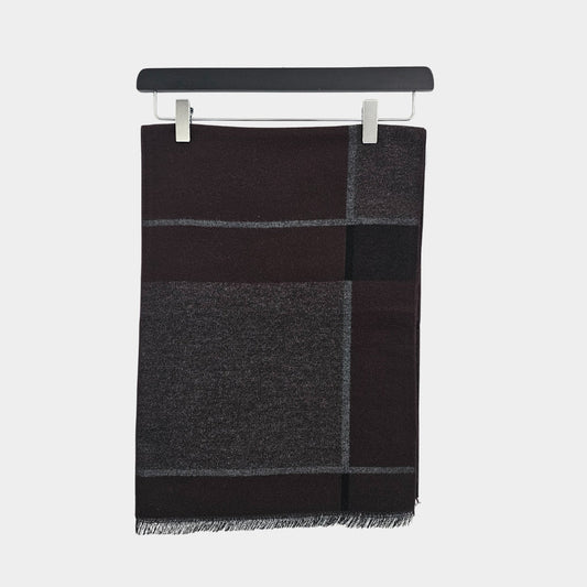 Chequered Burgundy - Stylish and Versatile Accessory - THEGENTSEDIT