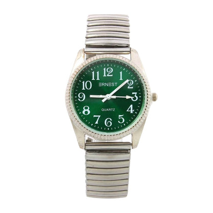 Ernest Watch Extendable | Classic Stainless Steel Analog Wrist Watch - THEGENTSEDIT