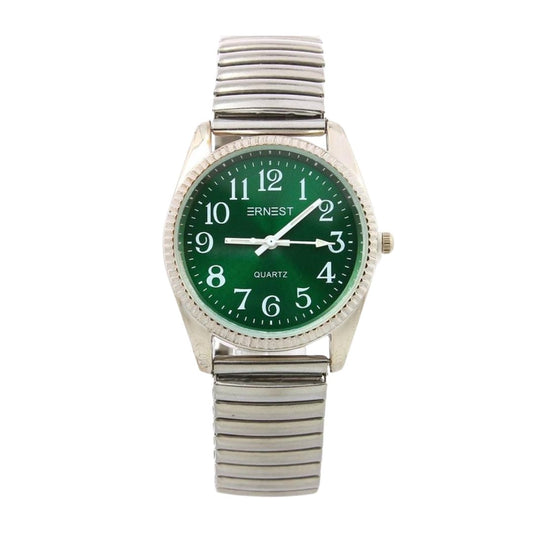 Ernest Watch Extendable | Classic Stainless Steel Analog Wrist Watch - THEGENTSEDIT