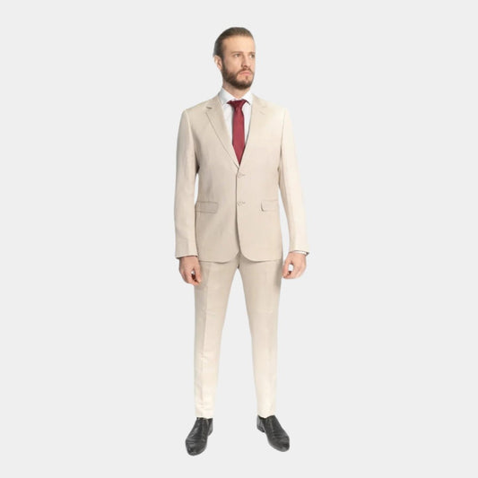 Formal Beige Suit - THEGENTSEDIT