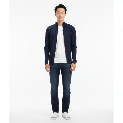 Lightweight Knitwear Zip - Up Jacket - THEGENTSEDIT