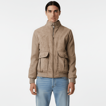 Men's Suede Jacket - Stylish and Comfortable Outerwear - THEGENTSEDIT