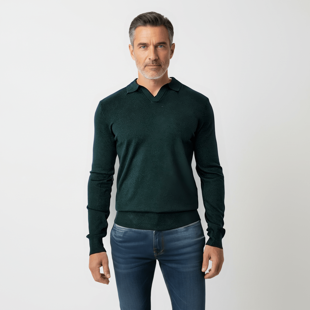 Men's V - Neck Sweater - THEGENTSEDIT