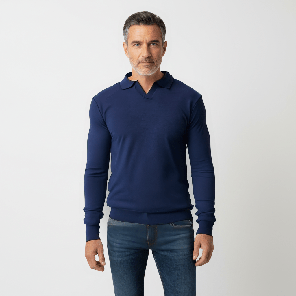 Men's V - Neck Sweater - THEGENTSEDIT
