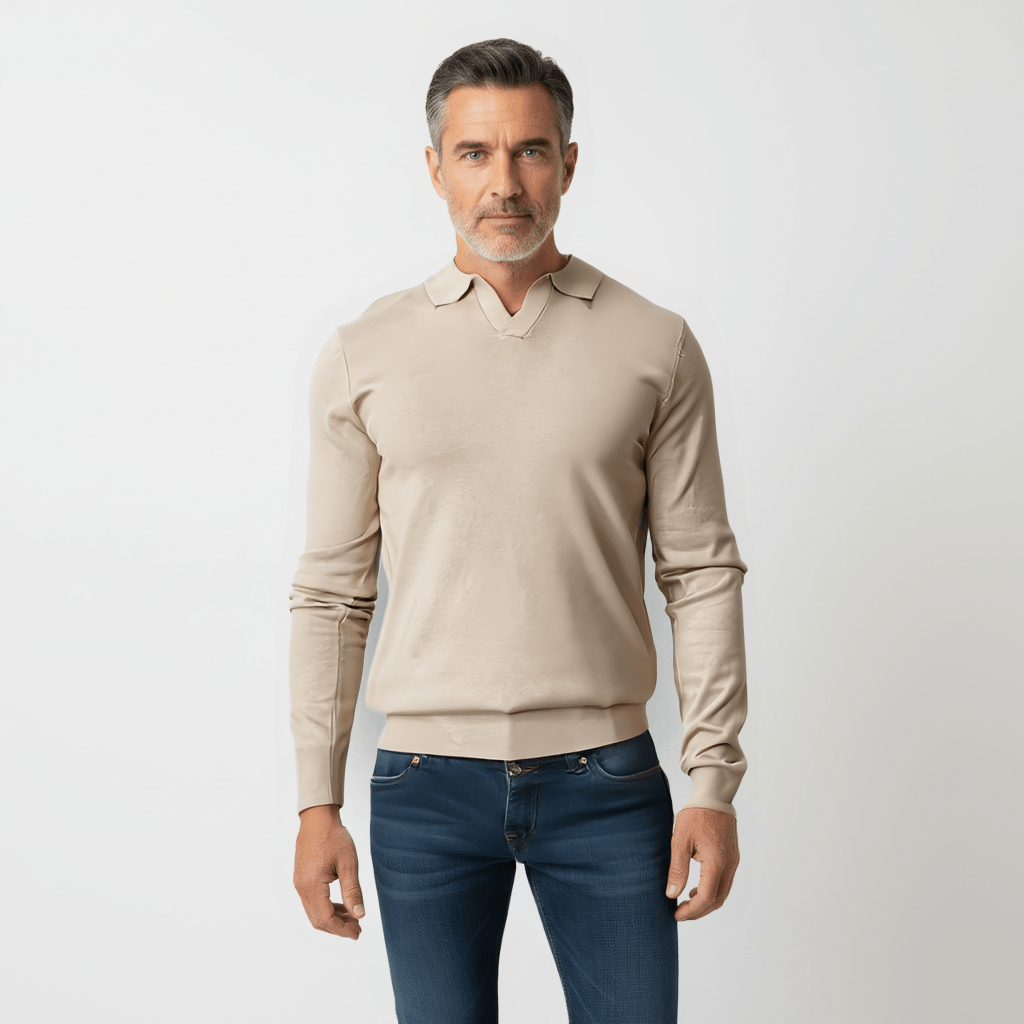 Men's V - Neck Sweater - THEGENTSEDIT