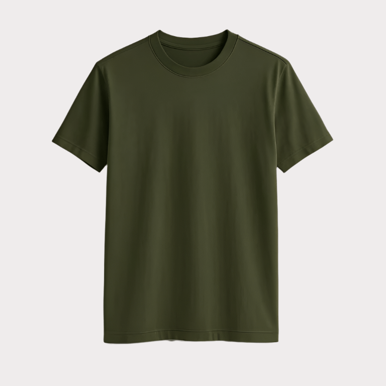 Pique Round Neck T-Shirt - THEGENTSEDIT