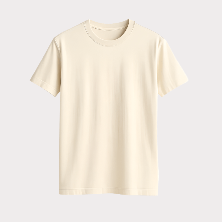 Pique Round Neck T-Shirt - THEGENTSEDIT