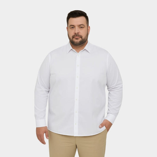Plain Formal Shirt - Extra Large Size - THEGENTSEDIT