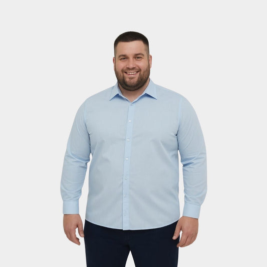 Plain Formal Shirt - Extra Large Size - THEGENTSEDIT