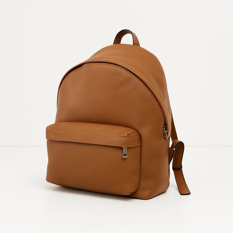 Real Leather Backpack - THEGENTSEDIT
