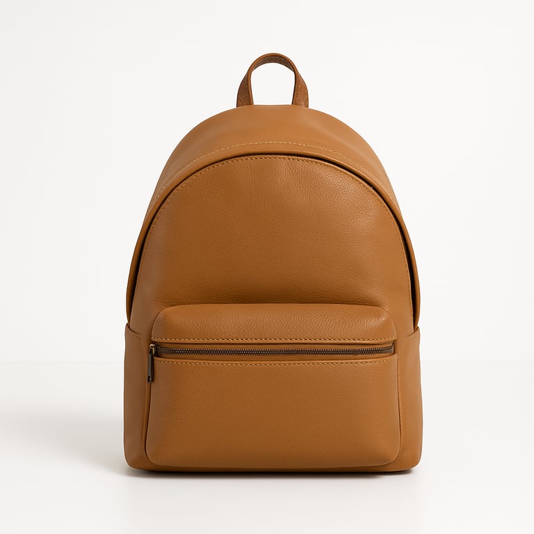 Real Leather Backpack - THEGENTSEDIT
