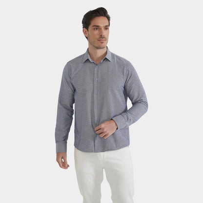 Royal Blue Plain Formal Shirt - Comfort Fit - THEGENTSEDIT