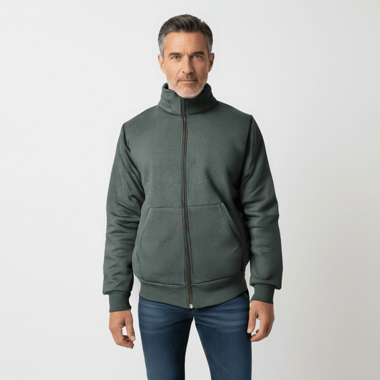 Sports Fleece Zip Up - THEGENTSEDIT