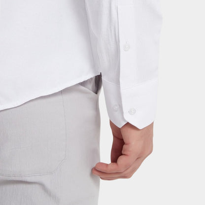 White Plain Formal Shirt - Comfort Fit - THEGENTSEDIT